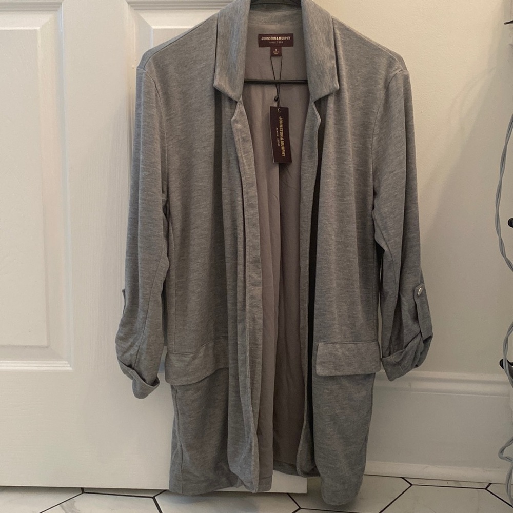 Johnston & Murphy Melange Knit Blazer